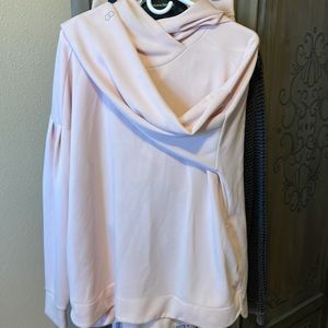 Calia by Carrie Underwood Blush Hooded Sweater with Pockets